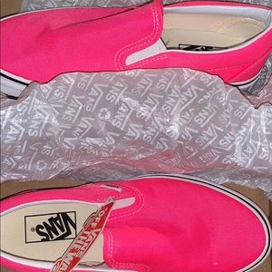 Brand new pink vans